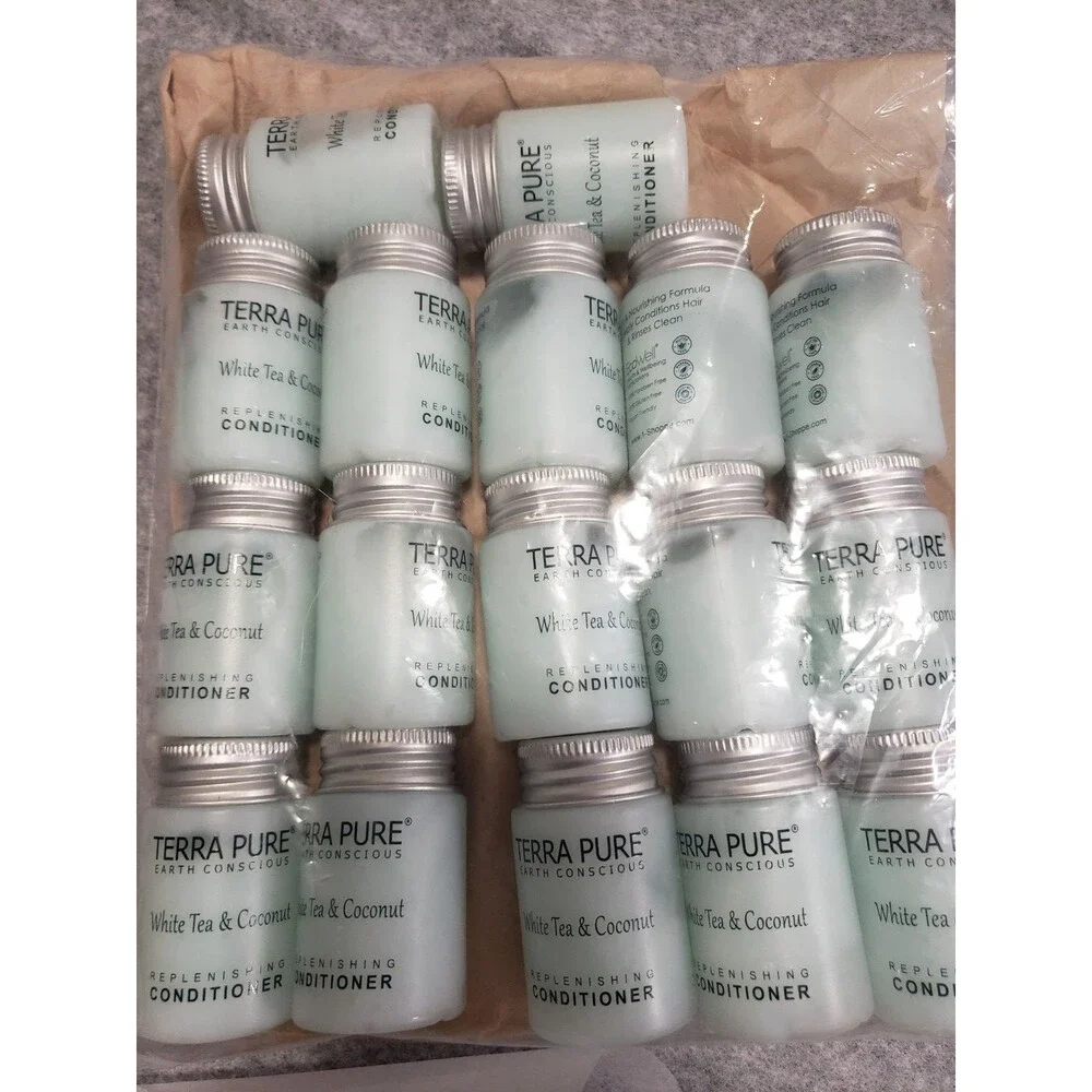 (17) Travel Size TERRA PURE White Tea & Coconut Conditioner, NEW